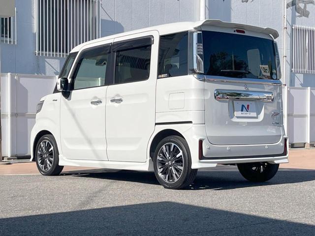 スペーシアカスタム ハイブリッドXSターボ 両側電動ドア 純正SDナビ バックカメラ 衝突被害軽減システム レーダークルーズ ハーフレザーシート シートヒーター コーナーセンサー スマートキー LEDヘッド ビルトインETC オートハイビーム(29枚目)