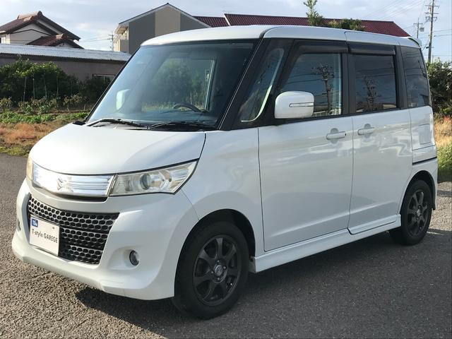 パレットSW XS スマートキー プッシュスタート HID パワースライドドア 社外14インチAW 社外HDDナビ フルセグTV Bluetooth ミュージックサーバー DVD ETC タイミングチェーン(10枚目)