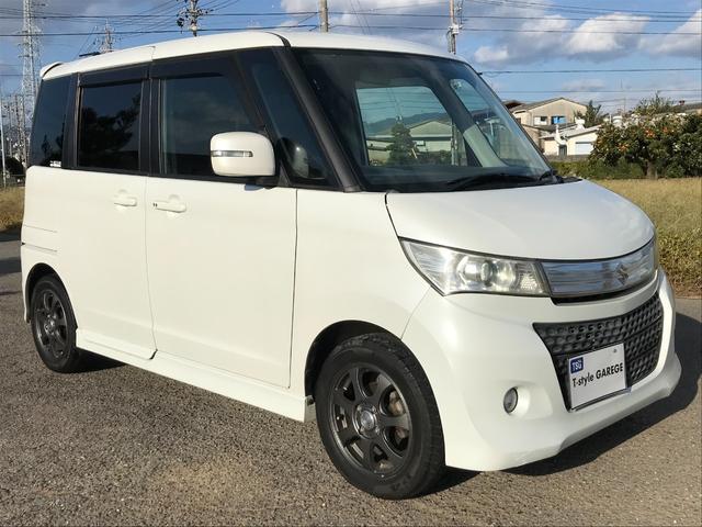 パレットSW XS スマートキー プッシュスタート HID パワースライドドア 社外14インチAW 社外HDDナビ フルセグTV Bluetooth ミュージックサーバー DVD ETC タイミングチェーン(16枚目)