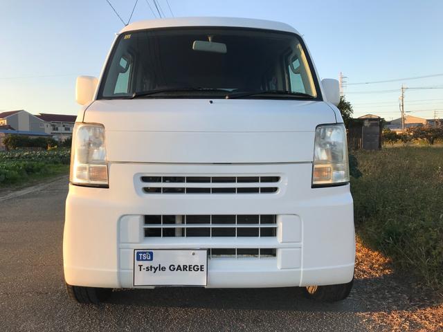 スクラム PA ハイルーフ 5速ミッション コンビハンドル ローダウン 社外15インチAW レザー調シートカバー 社外メモリーナビ 地デジTV DVD 最大積載量350kg タイミングチェーン(2枚目)