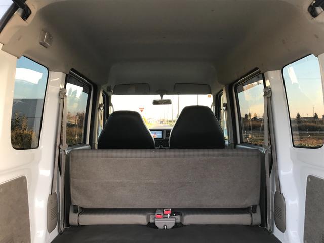 スクラム PA ハイルーフ 5速ミッション コンビハンドル ローダウン 社外15インチAW レザー調シートカバー 社外メモリーナビ 地デジTV DVD 最大積載量350kg タイミングチェーン(11枚目)