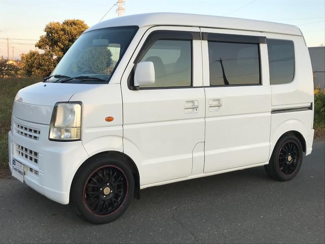 スクラム PA ハイルーフ 5速ミッション コンビハンドル ローダウン 社外15インチAW レザー調シートカバー 社外メモリーナビ 地デジTV DVD 最大積載量350kg タイミングチェーン(12枚目)