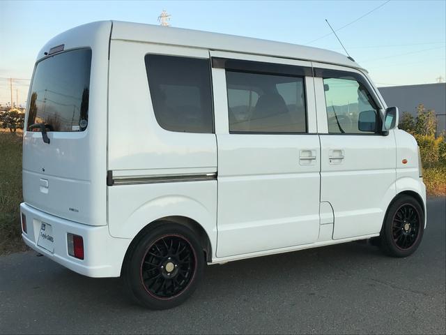 スクラム PA ハイルーフ 5速ミッション コンビハンドル ローダウン 社外15インチAW レザー調シートカバー 社外メモリーナビ 地デジTV DVD 最大積載量350kg タイミングチェーン(16枚目)