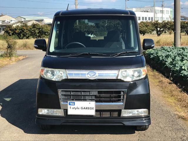 タント カスタムVセレクションターボ スマートキー パワースライド ピラーレス HID 社外ナビ DVD ドアミラーウィンカー オートエアコン タイミングチェーン(2枚目)