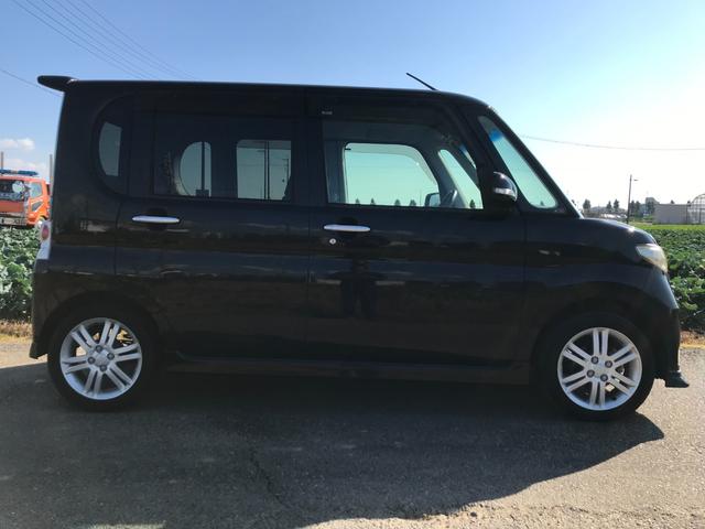 タント カスタムVセレクションターボ スマートキー パワースライド ピラーレス HID 社外ナビ DVD ドアミラーウィンカー オートエアコン タイミングチェーン(15枚目)