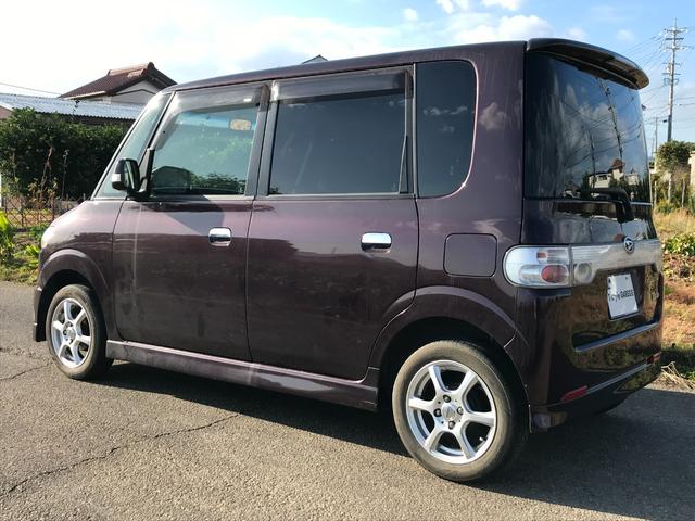 タント カスタムVS スマートキー HID 社外14インチAW 純正ナビ DVD ETC レザー調シートカバー ナノイー ドアミラーウィンカー オートエアコン(11枚目)