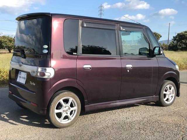 タント カスタムVS スマートキー HID 社外14インチAW 純正ナビ DVD ETC レザー調シートカバー ナノイー ドアミラーウィンカー オートエアコン(13枚目)