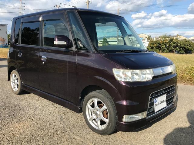 タント カスタムVS スマートキー HID 社外14インチAW 純正ナビ DVD ETC レザー調シートカバー ナノイー ドアミラーウィンカー オートエアコン(15枚目)