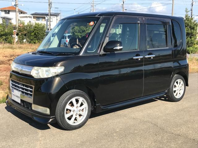 タント カスタムＸリミテッド　スマートキー　パワースライドドア　ピラーレス　ＨＩＤ　社外ＳＤナビ　地デジＴＶ　ＤＶＤ　ドアミラーウィンカー　オートエアコン　タイミングチェーン（10枚目）