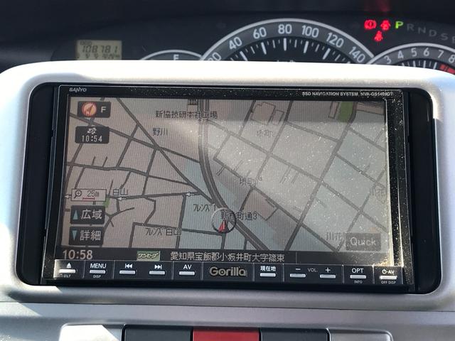 タント カスタムＸリミテッド　スマートキー　パワースライドドア　ピラーレス　ＨＩＤ　社外ＳＤナビ　地デジＴＶ　ＤＶＤ　ドアミラーウィンカー　オートエアコン　タイミングチェーン（18枚目）