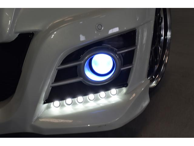 フーガ 250GT タイプP フルエアロ 新品フルタップ式車高調 SSR20インチ 黒革シート HDDナビ DVD再生 地デジ ELスカッフプレート LEDフォグ インフィニティエンブレム 新品タイヤ 2カラーLEDフォグ(7枚目)