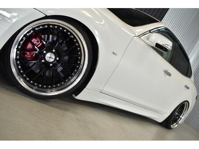 フーガ 250GT タイプP フルエアロ 新品フルタップ式車高調 SSR20インチ 黒革シート HDDナビ DVD再生 地デジ ELスカッフプレート LEDフォグ インフィニティエンブレム 新品タイヤ 2カラーLEDフォグ(38枚目)