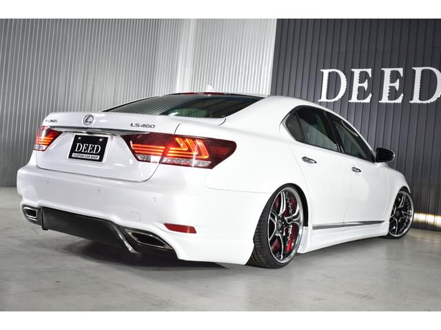 ＬＳ ＬＳ４６０　バージョンＣ　後期型　黒革エアーシート　サンルーフ　フルエアロ　ＷＯＲＫデュランダル２０ＡＷ　新品タイヤ　ＬＥＤフォグ　エアサスコントローラー　地デジ　ＤＶＤ再生　ＢＳＭ　イージークローザードア　クリアランスソナー（38枚目）
