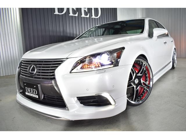 ＬＳ ＬＳ４６０　バージョンＣ　後期型　黒革エアーシート　サンルーフ　フルエアロ　ＷＯＲＫデュランダル２０ＡＷ　新品タイヤ　ＬＥＤフォグ　エアサスコントローラー　地デジ　ＤＶＤ再生　ＢＳＭ　イージークローザードア　クリアランスソナー（57枚目）