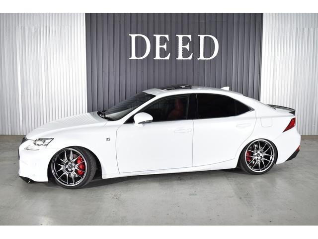 IS IS200t Fスポーツ 2000ccターボ 1オーナー車 禁煙車 赤革エアーシート サンルーフ 純正マルチ 新品フルタップ式車高調 エンケイ19インチ トランクスポイラー エアロ DVD再生 地デジ Bluetooth接続(59枚目)