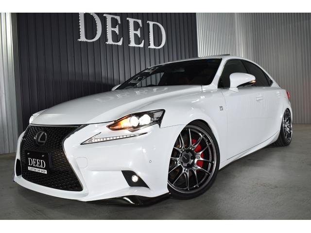 IS IS200t Fスポーツ 2000ccターボ 1オーナー車 禁煙車 赤革エアーシート サンルーフ 純正マルチ 新品フルタップ式車高調 エンケイ19インチ トランクスポイラー エアロ DVD再生 地デジ Bluetooth接続(60枚目)