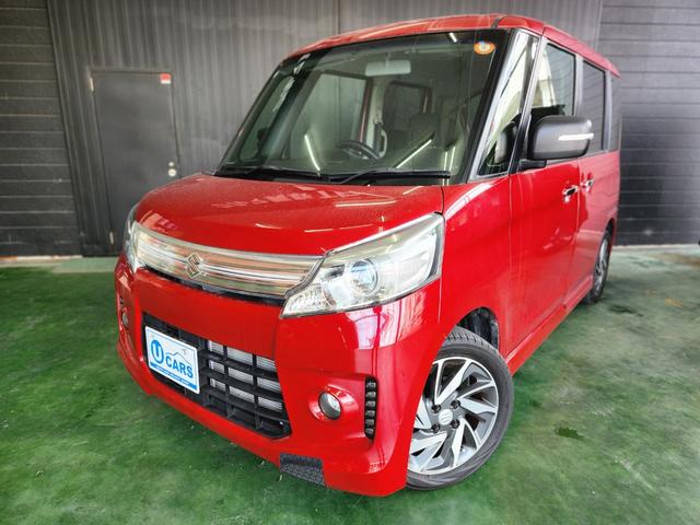 スペーシアカスタム TS 禁煙 ターボ 4WD ナビ Bluetooth ETC 両側パワースライド HID(4枚目)