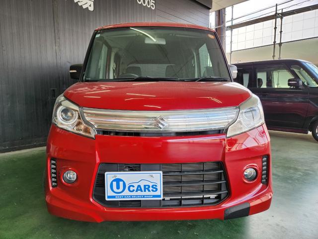 スペーシアカスタム TS 禁煙 ターボ 4WD ナビ Bluetooth ETC 両側パワースライド HID(5枚目)