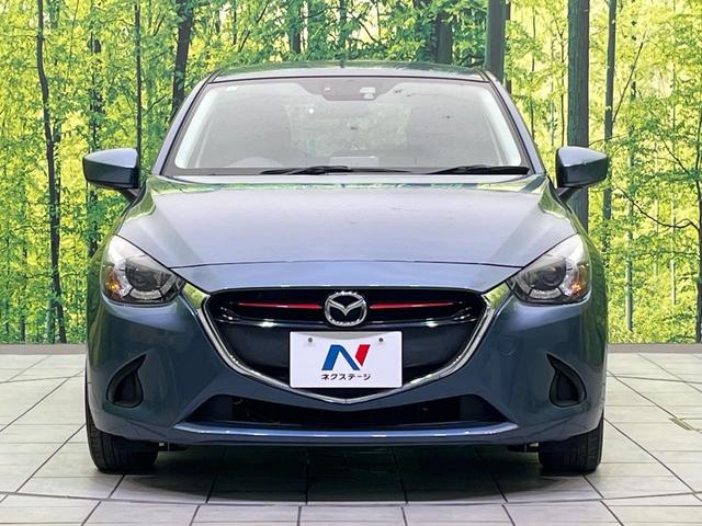 デミオ XD ターボ 純正ナビ 衝突被害軽減システム レーダークルーズ 禁煙車 スマートキー LEDヘッド ETC オートライト オートエアコン 15インチ純正アルミ Bluetooth再生(14枚目)