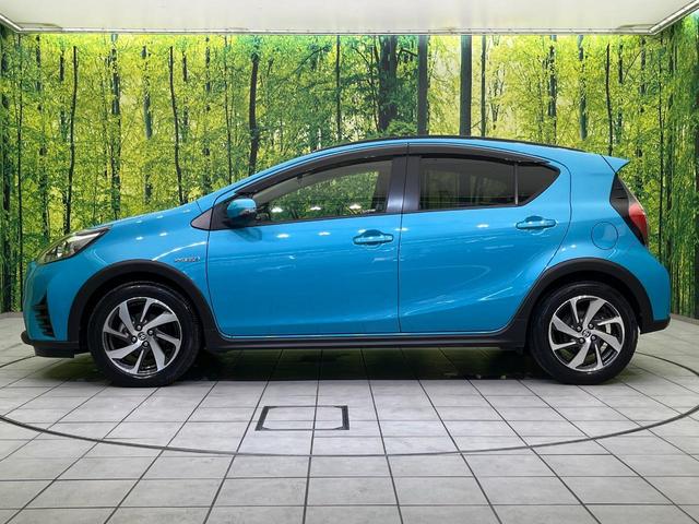 アクア クロスオーバー 純正SDナビ バックカメラ 衝突被害軽減システム 禁煙車 ハーフレザーシート スマートキー ビルトインETC オートハイビーム オートライト オートエアコン 純正16インチアルミ Bluetooth(47枚目)