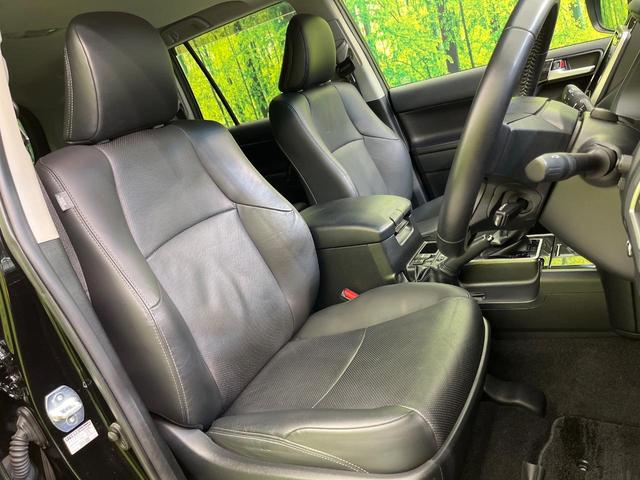 ランドクルーザープラド TX Lパッケージ・ブラックエディション 4WD サンルーフ 純正9インチSDナビ バックカメラ トヨタセーフティセンス レーダークルーズ 禁煙車 レザーシート 前席シートエアコン ドラレコ コーナーセンサー スマートキー LEDヘッド(8枚目)