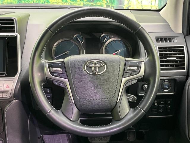ランドクルーザープラド TX Lパッケージ・ブラックエディション 4WD サンルーフ 純正9インチSDナビ バックカメラ トヨタセーフティセンス レーダークルーズ 禁煙車 レザーシート 前席シートエアコン ドラレコ コーナーセンサー スマートキー LEDヘッド(11枚目)