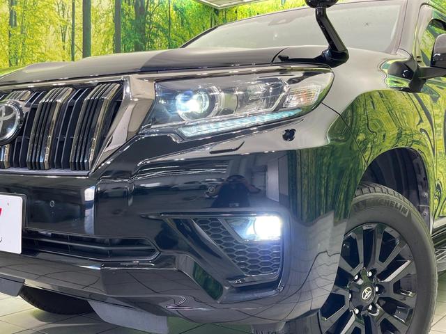 ランドクルーザープラド TX Lパッケージ・ブラックエディション 4WD サンルーフ 純正9インチSDナビ バックカメラ トヨタセーフティセンス レーダークルーズ 禁煙車 レザーシート 前席シートエアコン ドラレコ コーナーセンサー スマートキー LEDヘッド(12枚目)