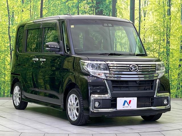 タント カスタムＸ　トップエディションリミテッドＳＡＩＩＩ　両側電動ドア　全周囲カメラ　衝突被害軽減システム　ハーフレザーシート　シートエアコン　スマートキー　ＬＥＤヘッド　車線逸脱警報　オートライト　デュアルエアコン　ＣＤ　ＤＶＤ再生　地デジ　ＬＥＤフォグ（16枚目）