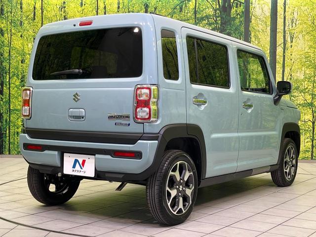 ハスラー ハイブリッドX 届出済未使用車 スズキセーフティサポート レーダークルーズ コーナーセンサー スマートキー LEDヘッド 車線逸脱警報 オートライト オートエアコン 純正15インチアルミ LEDフォグ(17枚目)