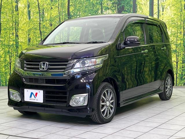 N-WGNカスタム G SDナビ 禁煙車 スマートキー HIDヘッド オートライト オートエアコン 純正14インチアルミ CD トラクションコントロール 衝突安全ボディ プライバシーガラス ドアバイザー 電動格納ミラー(27枚目)