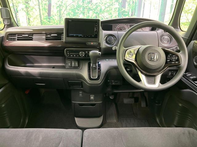 Ｎ－ＢＯＸカスタム Ｇ・Ｌホンダセンシング　両側電動ドア　純正ＳＤナビ　バックカメラ　衝突被害軽減システム　レーダークルーズ　禁煙車　スマートキー　ＬＥＤヘッド　ビルトインＥＴＣ　オートハイビーム　車線逸脱警報　オートライト　オートエアコン（2枚目）