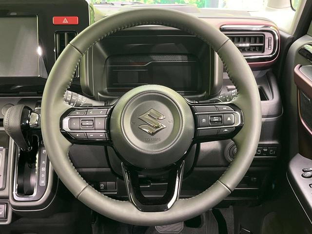 スペーシアカスタム ハイブリッドXSターボ ターボ 届出済未使用車 両側電動ドア スズキセーフティサポート レーダークルーズ ハーフレザーシート コーナーセンサー スマートキー LEDヘッド オートハイビーム 車線逸脱警報 オートライト(11枚目)