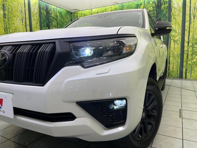 ランドクルーザープラド TX Lパッケージ マットブラックエディション 4WD 7人乗り サンルーフ メーカー純正9型ナビ 全周囲カメラ トヨタセーフティセンス レーダークルーズ 禁煙車 レザーシート 前席シートエアコン ドラレコ コーナーセンサー スマートキー(13枚目)