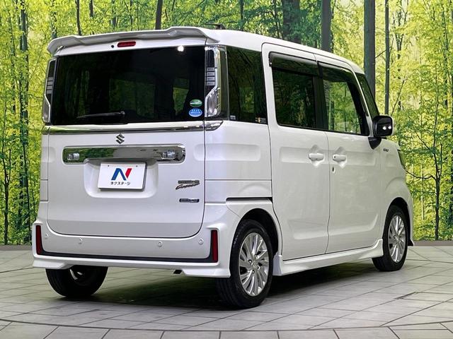 スペーシアカスタム ハイブリッドGS 電動スライドドア 衝突被害軽減システム 禁煙車 シートヒーター ドラレコ コーナーセンサー スマートキー LEDヘッド 純正14インチアルミ オートハイビーム オートライト オートエアコン CD(17枚目)