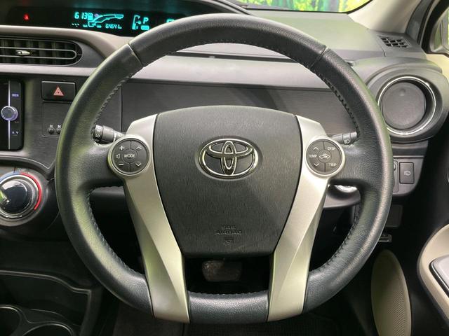 アクア Ｇ　純正ＳＤナビ　バックカメラ　禁煙車　スマートキー　ＬＥＤヘッド　ＥＴＣ　オートライト　オートエアコン　Ｂｌｕｅｔｏｏｔｈ　ＣＤ　ＤＶＤ再生　フルセグ　トラクションコントロール　盗難防止システム（12枚目）