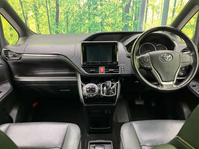 エスクァイア ハイブリッドＧｉ　両側電動ドア　ＳＤナビ　後席モニター　バックカメラ　禁煙車　ハーフレザーシート　シートヒーター　ドラレコ　スマートキー　ＬＥＤヘッド　ビルトインＥＴＣ　クルコン　純正１５インチアルミ　オートライト（2枚目）