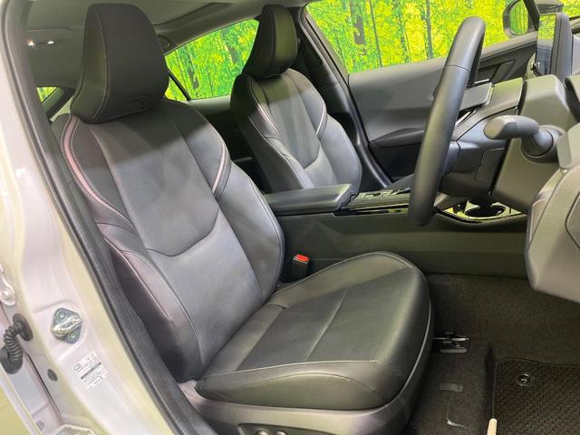 プリウス Z ガラスルーフ 純正12.3インチメモリーナビ 全周囲カメラ AC100V電源 トヨタセーフティセンス レーダークルーズ 禁煙車 電動リアゲート ハーフレザーシート 前席シートエアコン パワーシート(9枚目)