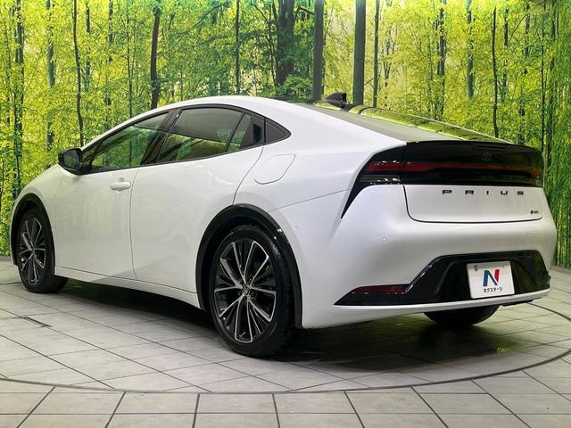 プリウス Z ガラスルーフ 純正12.3インチメモリーナビ 全周囲カメラ AC100V電源 トヨタセーフティセンス レーダークルーズ 禁煙車 電動リアゲート ハーフレザーシート 前席シートエアコン パワーシート(27枚目)