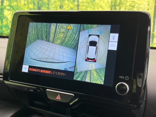 ヤリスクロス ハイブリッドZ 純正8型ナビ 全周囲カメラ 衝突被害軽減システム レーダークルーズ 禁煙車 ハーフレザーシート パワーシート ドラレコ コーナーセンサー LEDヘッド ビルトインETC 純正18インチアルミ(4枚目)