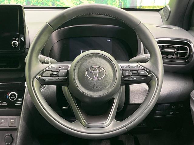 ヤリスクロス ハイブリッドZ 純正8型ナビ 全周囲カメラ 衝突被害軽減システム レーダークルーズ 禁煙車 ハーフレザーシート パワーシート ドラレコ コーナーセンサー LEDヘッド ビルトインETC 純正18インチアルミ(24枚目)