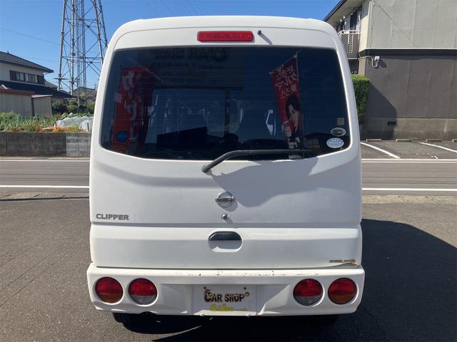 クリッパーバン  AT 両側スライドドア エアコン 運転席エアバッグ 助手席エアバッグ ラジオ リアフィルム フルフラット(6枚目)