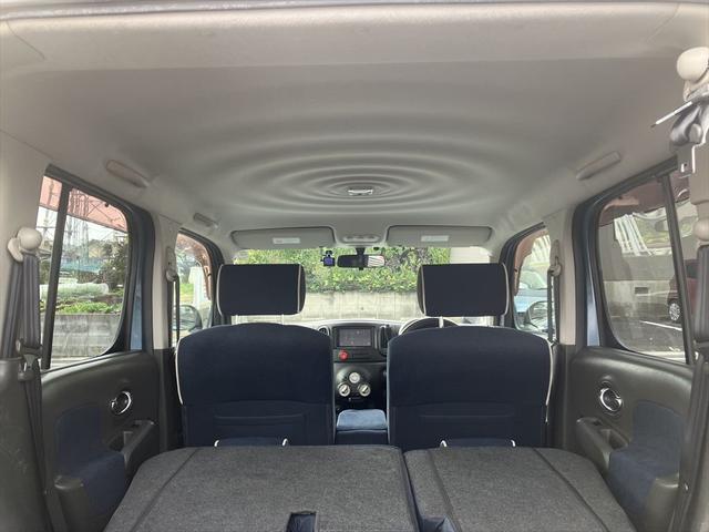 キューブ １５Ｘ　インディゴセレクション　社外ＡＷ　ブロックタイヤ　ルーフラック　ドラレコ　ＥＴＣ　スマートキー　プッシュスタート　ＣＶＴ　盗難防止システム　衝突安全ボディ　ベンチシート　ディスプレイオーディオ　ＵＳＢ　Ｂｌｕｅｔｏｏｔｈ（12枚目）