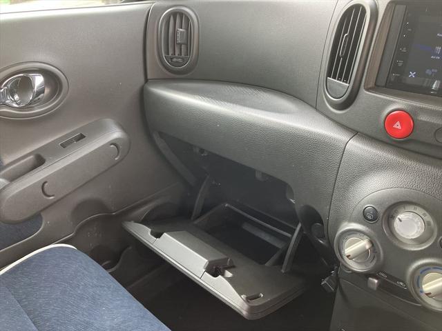 キューブ １５Ｘ　インディゴセレクション　社外ＡＷ　ブロックタイヤ　ルーフラック　ドラレコ　ＥＴＣ　スマートキー　プッシュスタート　ＣＶＴ　盗難防止システム　衝突安全ボディ　ベンチシート　ディスプレイオーディオ　ＵＳＢ　Ｂｌｕｅｔｏｏｔｈ（19枚目）