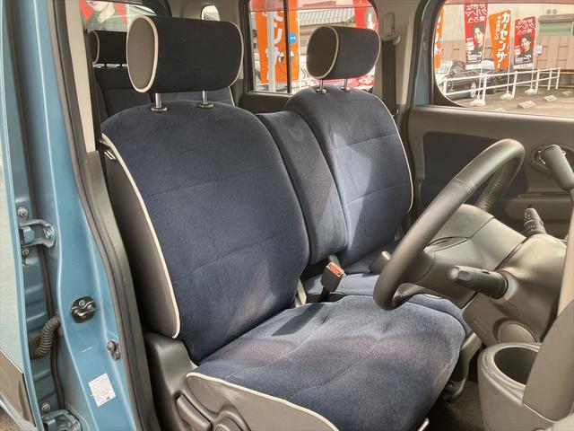 キューブ １５Ｘ　インディゴセレクション　社外ＡＷ　ブロックタイヤ　ルーフラック　ドラレコ　ＥＴＣ　スマートキー　プッシュスタート　ＣＶＴ　盗難防止システム　衝突安全ボディ　ベンチシート　ディスプレイオーディオ　ＵＳＢ　Ｂｌｕｅｔｏｏｔｈ（30枚目）