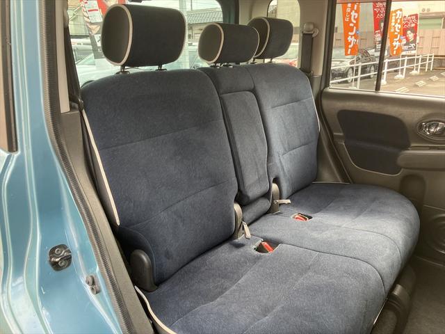 キューブ １５Ｘ　インディゴセレクション　社外ＡＷ　ブロックタイヤ　ルーフラック　ドラレコ　ＥＴＣ　スマートキー　プッシュスタート　ＣＶＴ　盗難防止システム　衝突安全ボディ　ベンチシート　ディスプレイオーディオ　ＵＳＢ　Ｂｌｕｅｔｏｏｔｈ（32枚目）