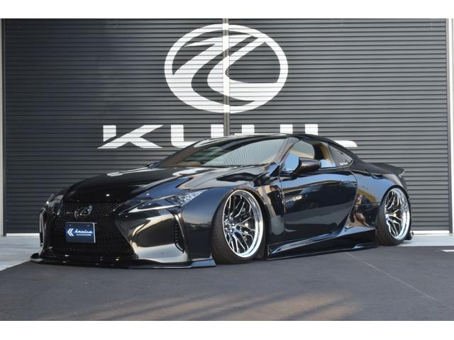 ＬＣ５００　Ｓパッケージ　寒冷地仕様　ヘッドアップディスプレイ　ＴＶジャンパー　ベージュ内装　ワイドボディ　ＫＵＨＬエアロ　エアサスペンション　４テールマフラー　ワンオフステアリング　ワンオフシフトノブ(37枚目)