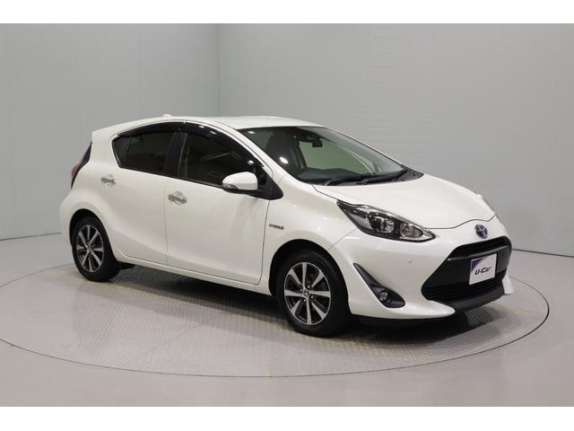 アクア Sスタイルブラック 純正SDナビ ワンセグTV CD SD Bluetooth 衝突被害軽減ブレーキ LEDヘッドランプ ETC バックモニター スマートキーオートマチックハイビーム クリアランスソナー シートヒーター(7枚目)