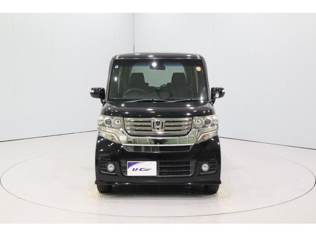 N-BOXカスタム G・Lパッケージ 社外SDナビ フルセグTV CD SD DVD再生 Bluetooth接続 衝突安全ボディー HIDヘッドライト スマートキー バックソナー フルオートエアコン プラズマクラスター付きルームランプ(2枚目)