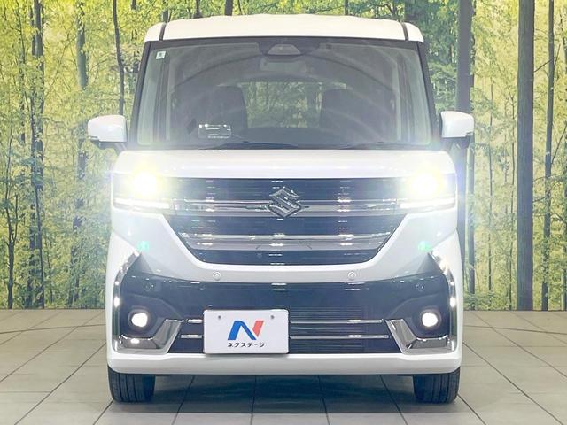 スペーシアカスタム ハイブリッドＸＳ　禁煙車　両側電動ドア　全周囲カメラ　衝突被害軽減システム　レーダークルーズ　ハーフレザーシート　コーナーセンサー　スマートキー　ＬＥＤヘッド　ＥＴＣ　車線逸脱警報　オートライト（64枚目）