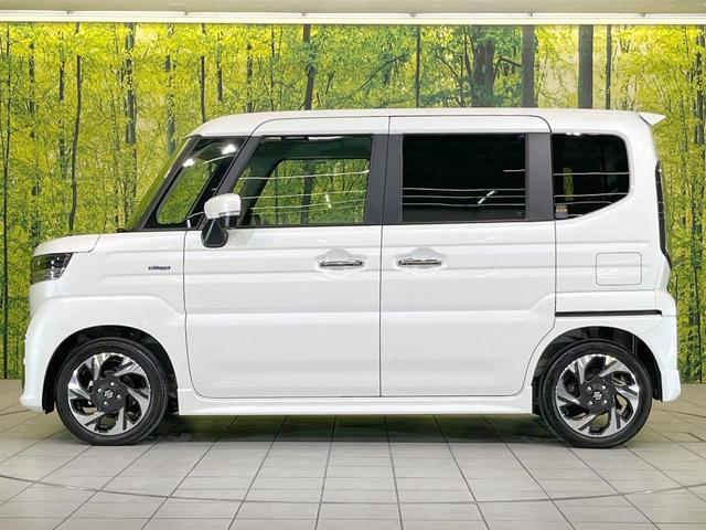 スペーシアカスタム ハイブリッドＸＳ　禁煙車　両側電動ドア　全周囲カメラ　衝突被害軽減システム　レーダークルーズ　ハーフレザーシート　コーナーセンサー　スマートキー　ＬＥＤヘッド　ＥＴＣ　車線逸脱警報　オートライト（66枚目）